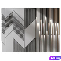 wall panels | Set 365 3D Model Vray