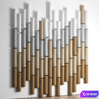 Acoustic panel Bamboo Made Design 3D Model Corona