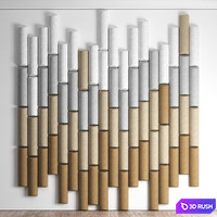 Acoustic panel Bamboo Made Design 3D Model Corona