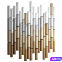 Acoustic panel Bamboo Made Design 3D Model Corona