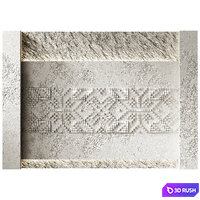 Decorative Wall Art Wall 26 3D Model Corona