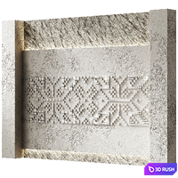 Decorative Wall Art Wall 26 3D Model Corona