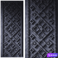 Decorative Wall Art Wall 27 3D Model Corona