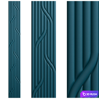 Wall panel Orac W213 HILL TRACE 3D Model Corona