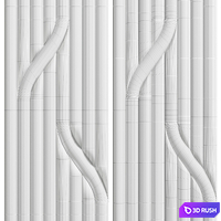 Wall panel Orac W213 HILL TRACE 3D Model Corona