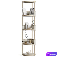 Frato ARLES Bookcase 3D Model Vray, Corona