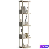 Frato ARLES Bookcase 3D Model Vray, Corona