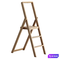 Step Stepladder 3D Model Vray, Corona
