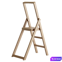 Step Stepladder 3D Model Vray, Corona