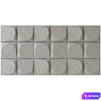 Wooddi 3D Blocks Bread Brick Wall Panel HLB6012-3A 3D Model Corona