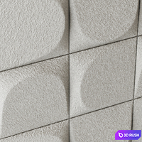 Wooddi 3D Blocks Bread Brick Wall Panel HLB6012-3A 3D Model Corona