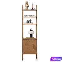 Bookcase Maxi with Cabinet 3D Model Vray, Corona
