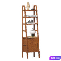 Bookcase Maxi with Cabinet 3D Model Vray, Corona