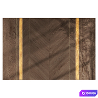 Headboard Wall Panel DAR02 3D Model Corona
