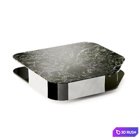 Minotti Diagramma Marble Coffee Table 3D Model Vray, Corona