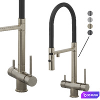 Kitchen mixer Iddis Ace ACEBNFFi05 Satin 3D Model Vray, Corona