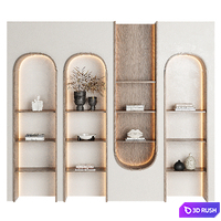 Bookshelf 006 KM 3D Model Corona