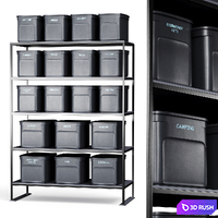 Shelf with containers for storing things 3D Model Vray, Corona