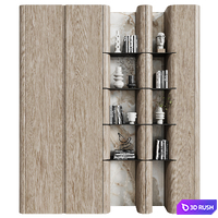 Wardrobe in a modern minimalist style 117 3D Model Corona