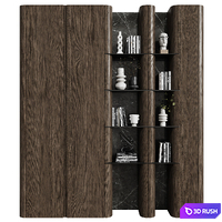 Wardrobe in a modern minimalist style 117 3D Model Corona