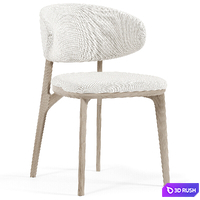 Elypse Dining Chair, Altura Dining Table 3D Model Corona