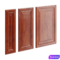 Classic wooden wall panels 3D Model Vray, Corona