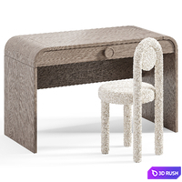 Statement Desk 3D Model Corona