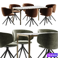 Universal Collection Canto Table 3D Model Corona