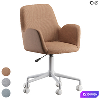Office chair Frey 3D Model Vray, Corona