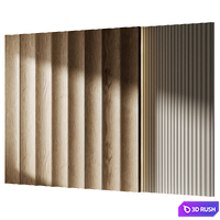 Decorative wall panels V19 3D Model Vray