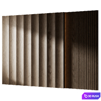 Decorative wall panels V19 3D Model Vray