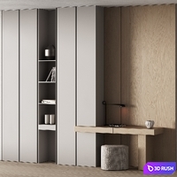 556 office furniture 33 workplace 17 3D Model Corona