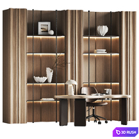 Workplace 15 3D Model Corona