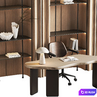 Workplace 15 3D Model Corona