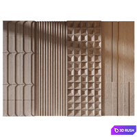 Wall Panels | Set 436 3D Model Corona