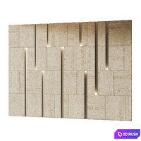3d wall panel 5 3D Model Vray, Corona