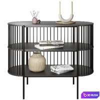 Shelf Haris Black 3D Model Corona
