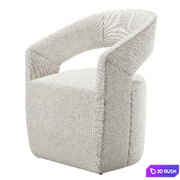 Norah Dining Chair Perth Round Dining Table 3D Model Corona