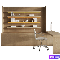Workplace T3D 4 3D Model Corona