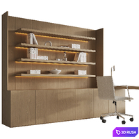 Workplace T3D 4 3D Model Corona