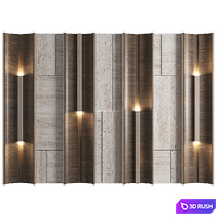 Wall Panel Decor 272 3D Model Vray, Corona