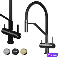 Omoikiri Akeno Kitchen faucet 3D Model Corona