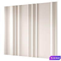 Gesso wall 3d panels Infinity 3D Model Vray, Corona