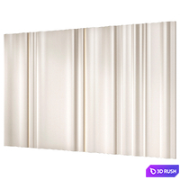 Gesso wall 3d panels Infinity 3D Model Vray, Corona