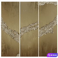 Metal panel 3D Model Vray, Corona