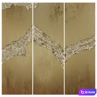 Metal panel 3D Model Vray, Corona