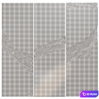 Metal panel 3D Model Vray, Corona