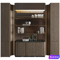 Rack Decor 14 3D Model Vray, Corona