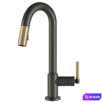 Kitchen faucet set4 3D Model Vray, Corona