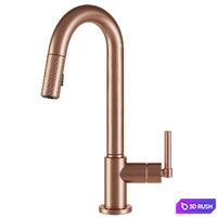 Kitchen faucet set4 3D Model Vray, Corona